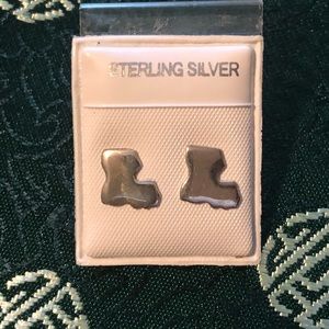 Louisiana sterling silver earrings